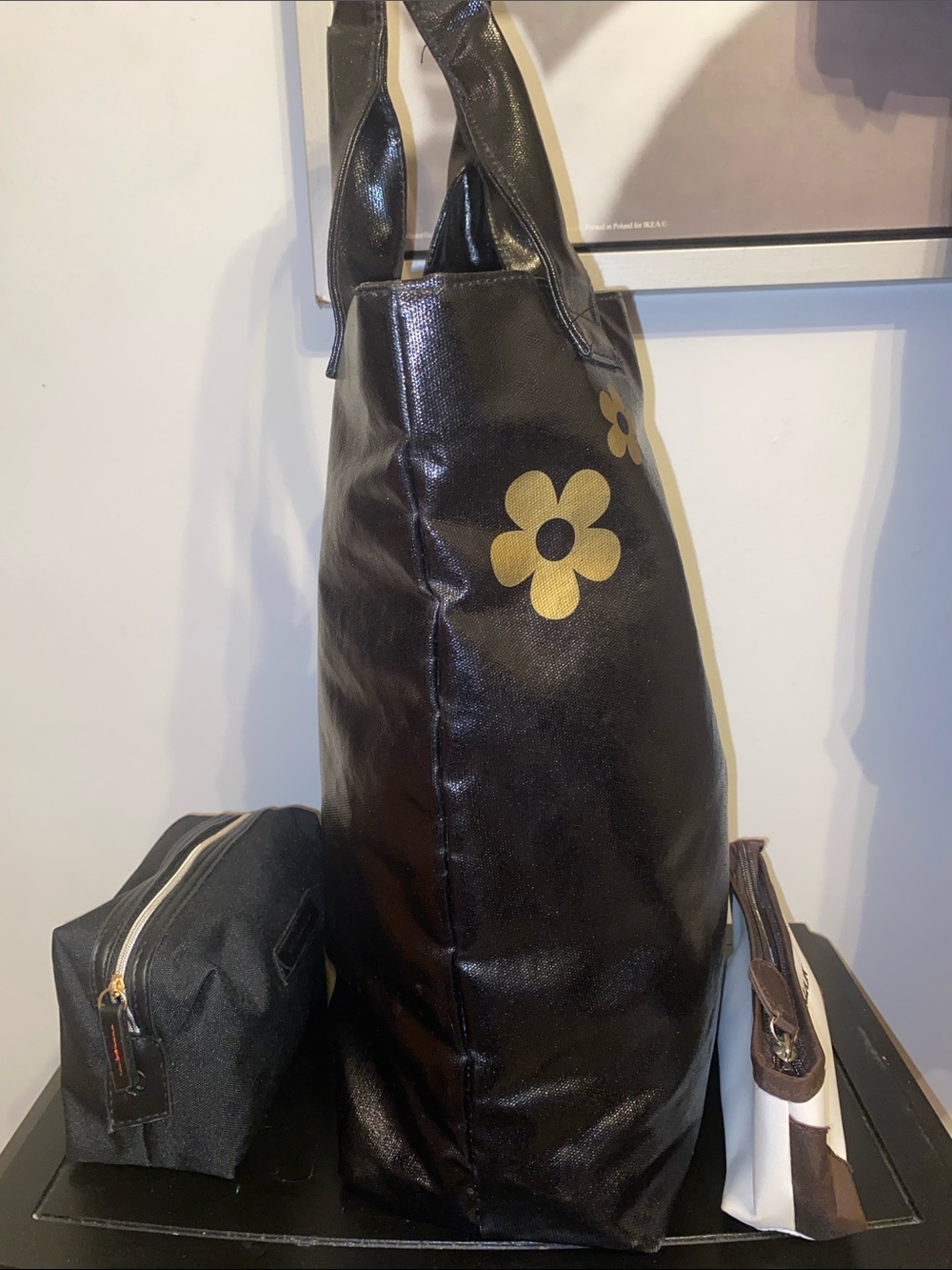 Marc Jacobs Daisy Tote Bag & Want Les Essentiels / Guerlain Accessory bags Lot - Picture 9 of 15